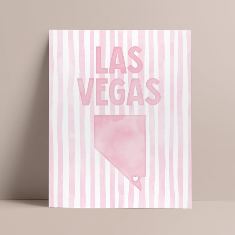 cute las vegas wall art