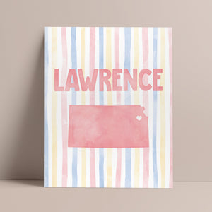 Lawrence, Kansas Poster