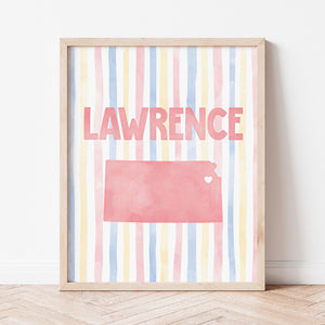Lawrence, Kansas Poster
