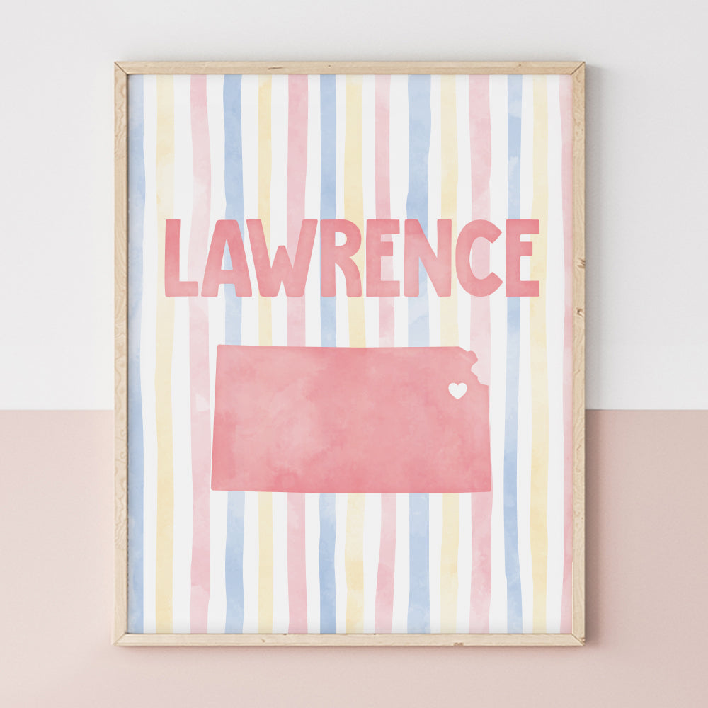 Lawrence, Kansas Poster