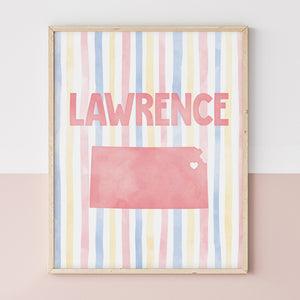 Lawrence, Kansas Poster