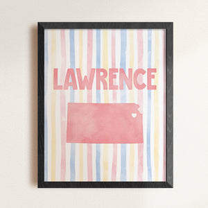 Lawrence, Kansas Poster