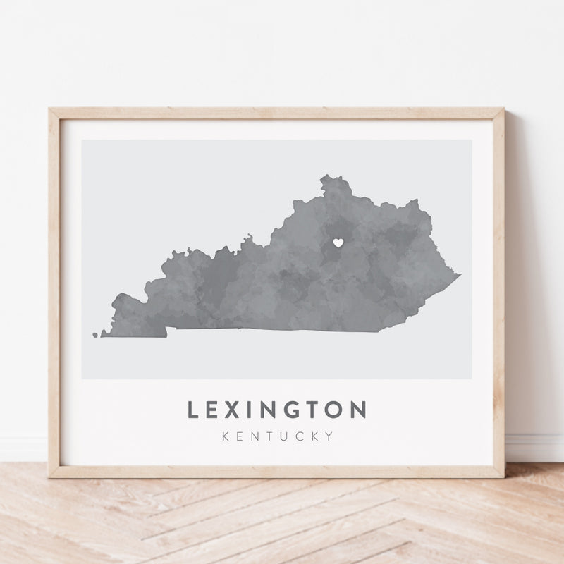 lexington kentucky map