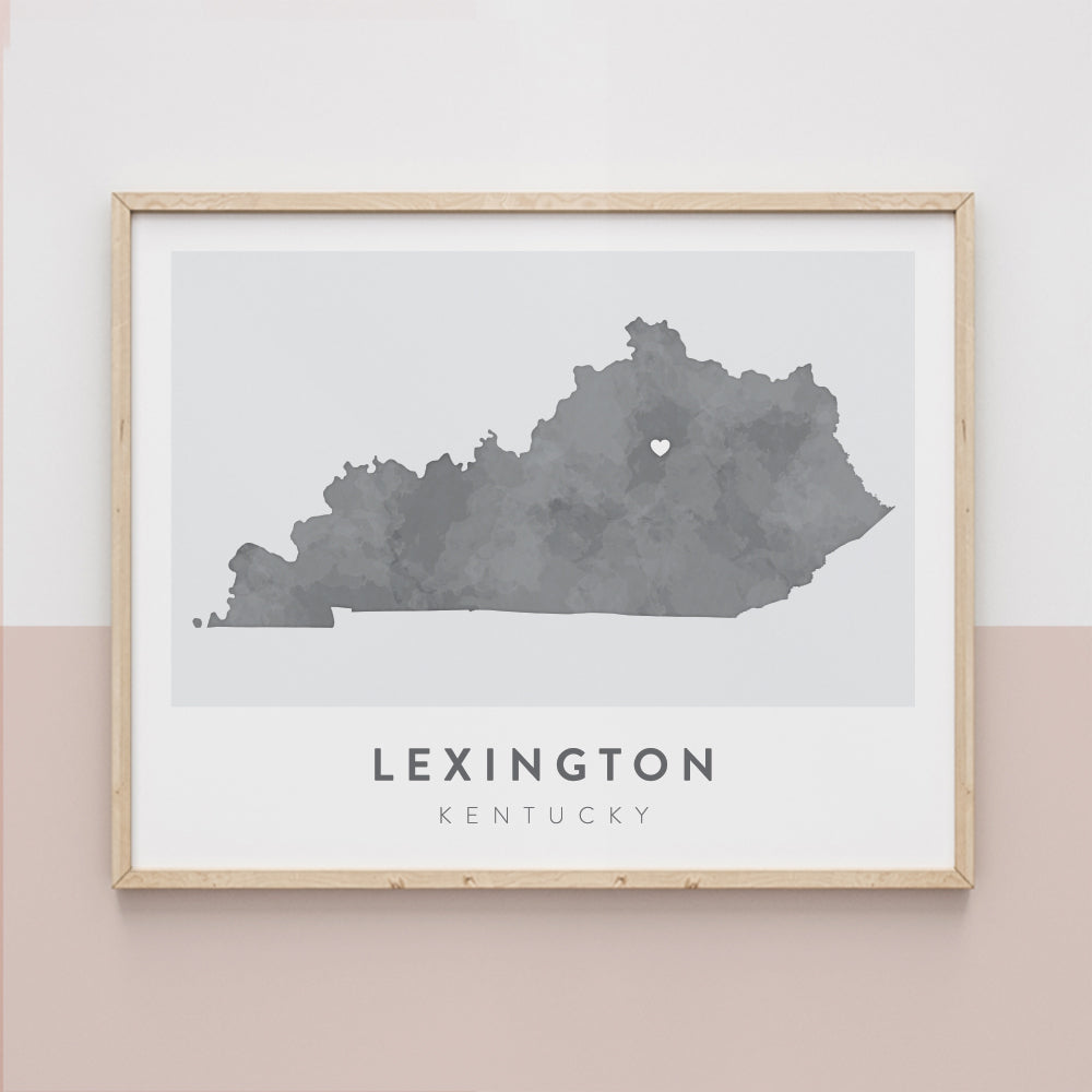 map of lexington kentucky
