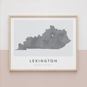 map of lexington kentucky