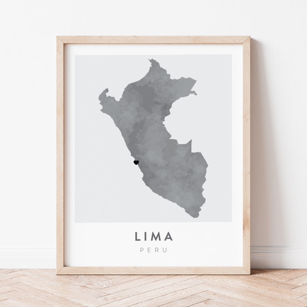 lima peru map