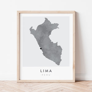 lima peru map