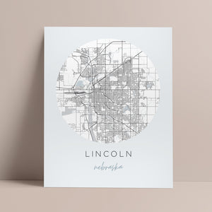 lincoln nebraska map