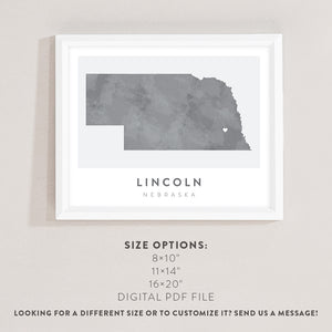 lincoln nebraska poster