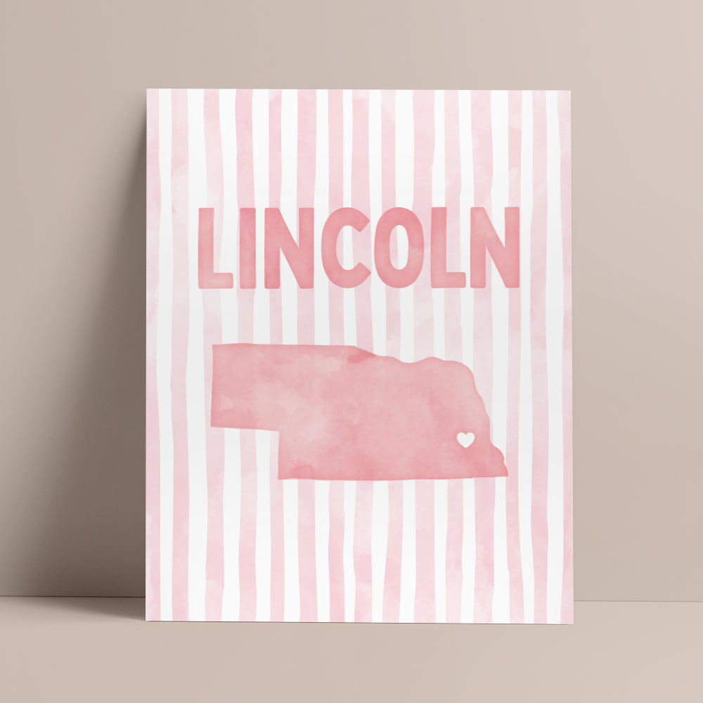 Lincoln, Nebraska Poster