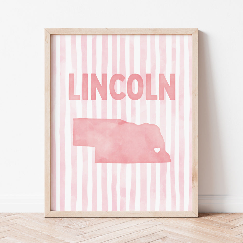 Lincoln, Nebraska Poster