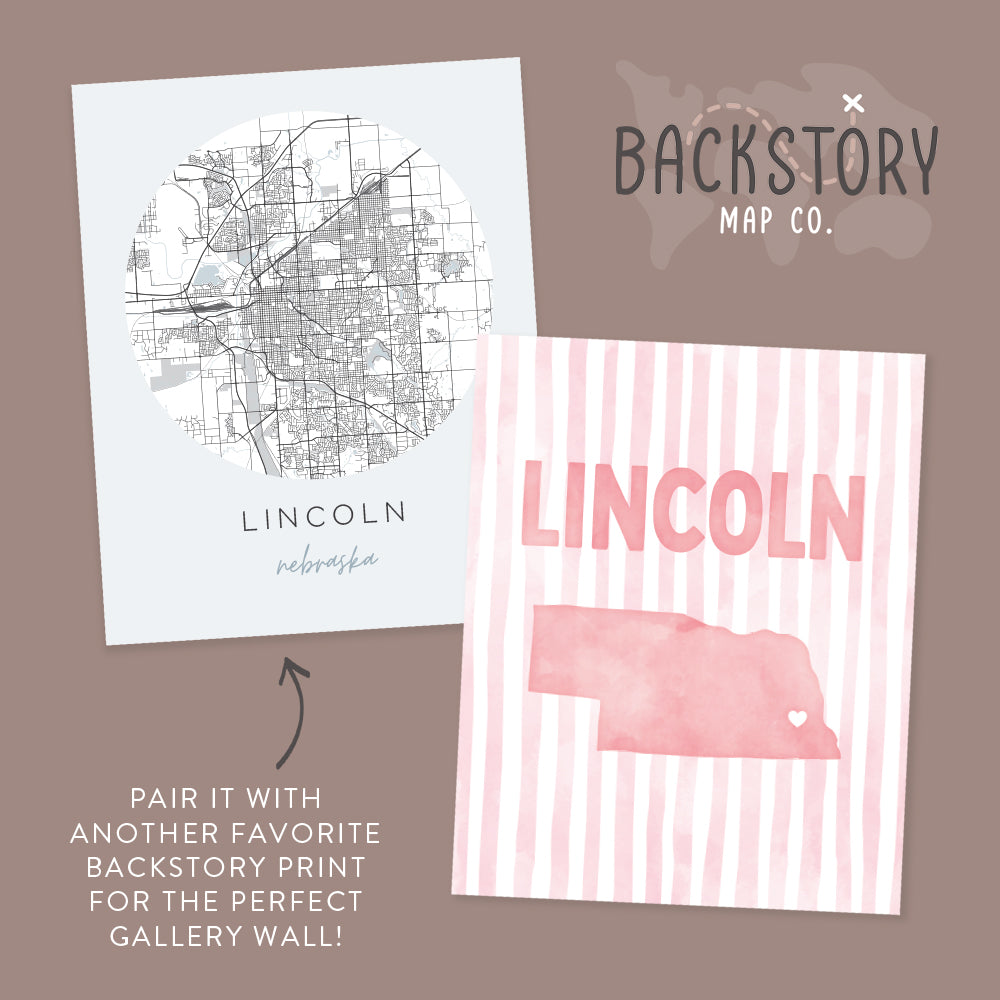 Lincoln, Nebraska Poster