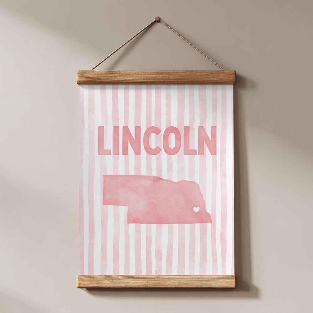 Lincoln, Nebraska Poster