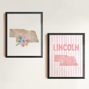 Lincoln, Nebraska Poster