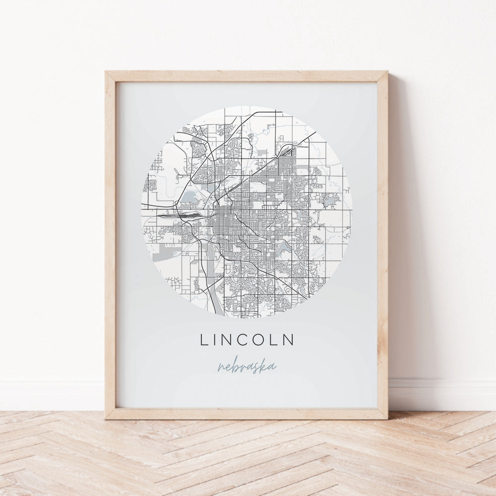lincoln map