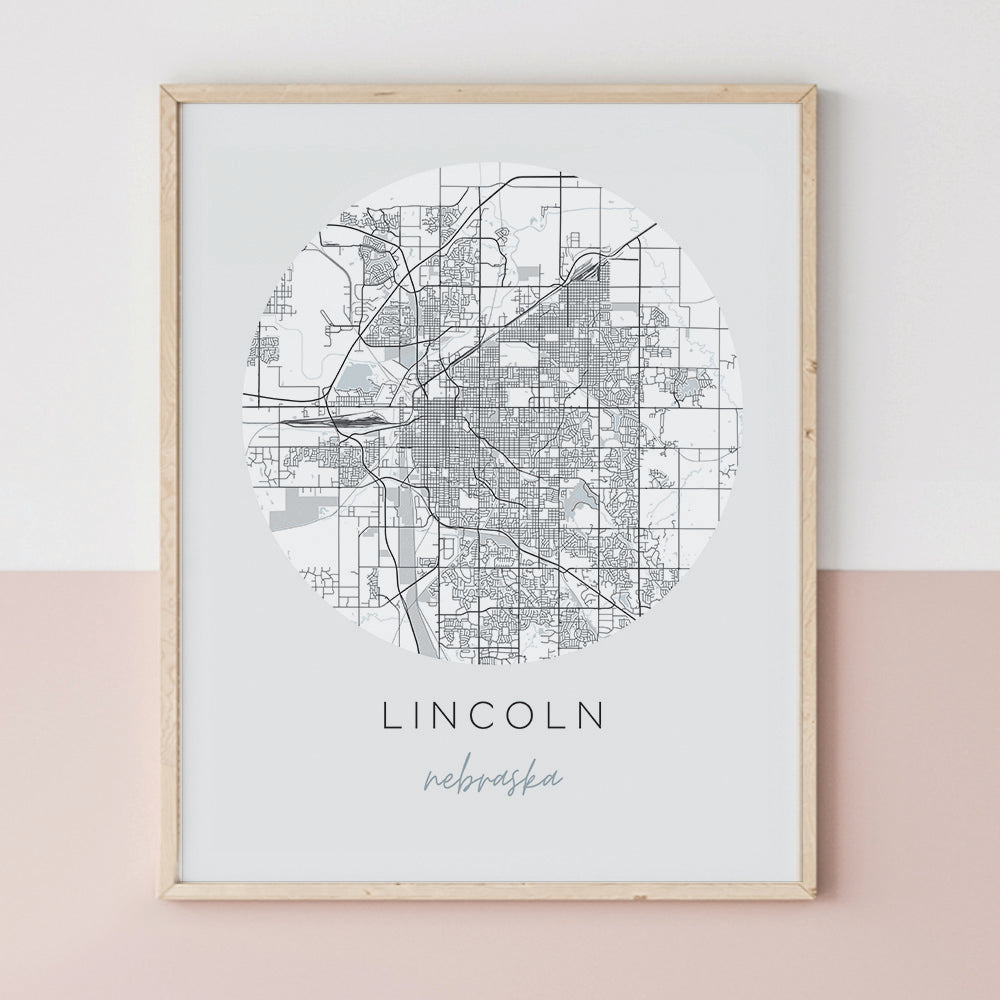 lincoln map