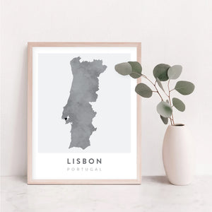 lisbon portugal art print