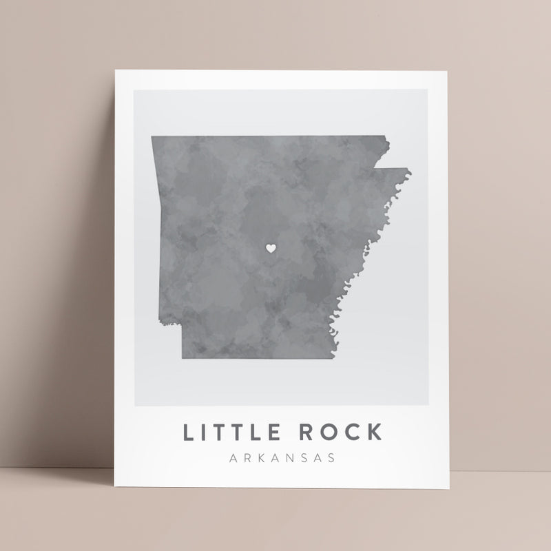 map of little rock