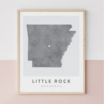 Load image into Gallery viewer, little rock map poster
