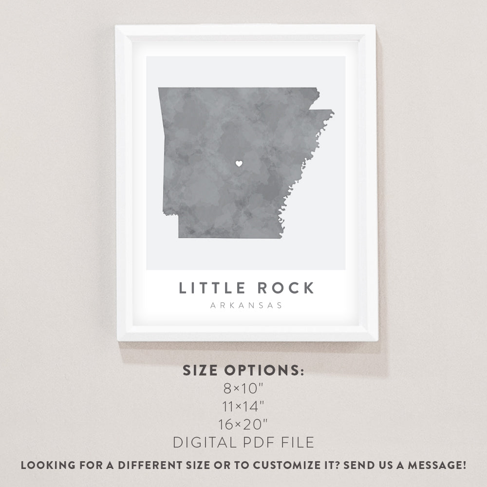 little rock art print
