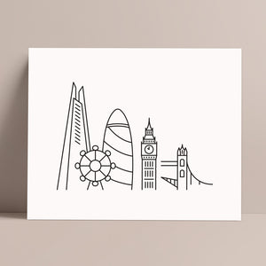 london skyline wall art