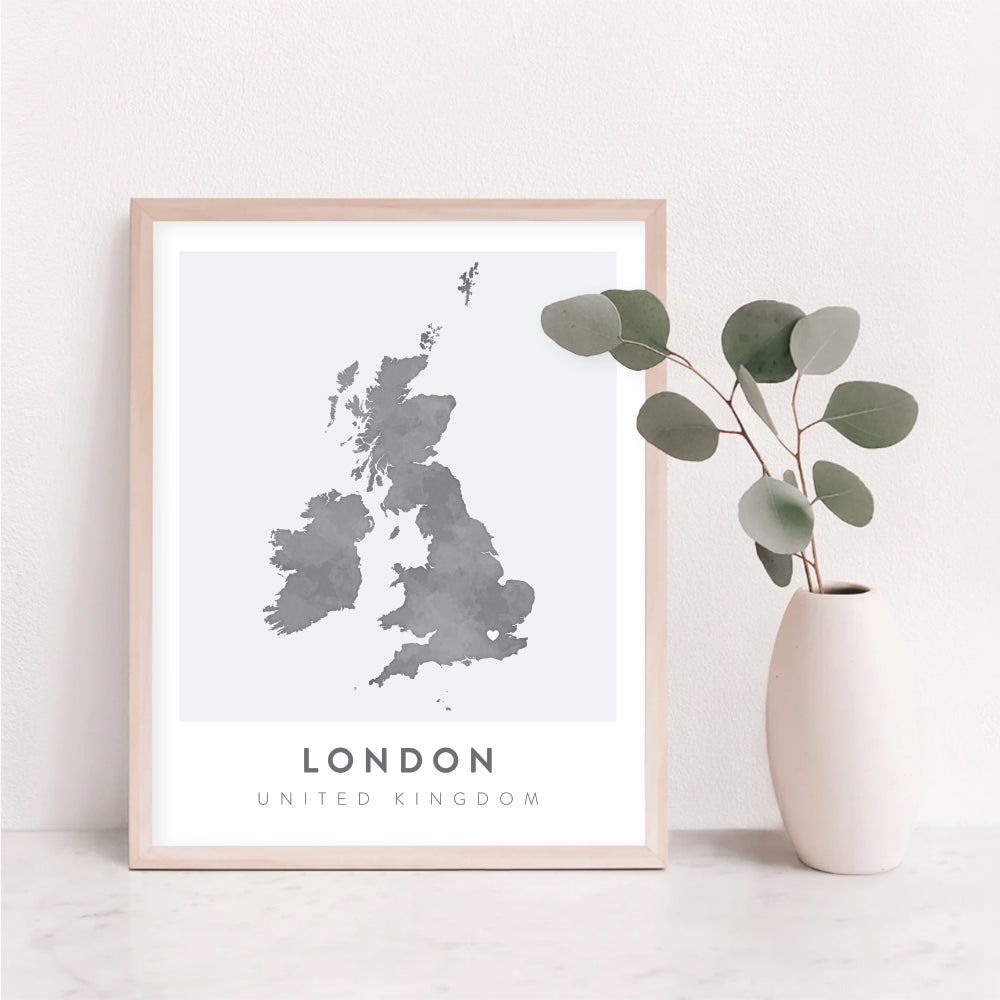 london map art print
