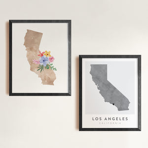 los angeles art print