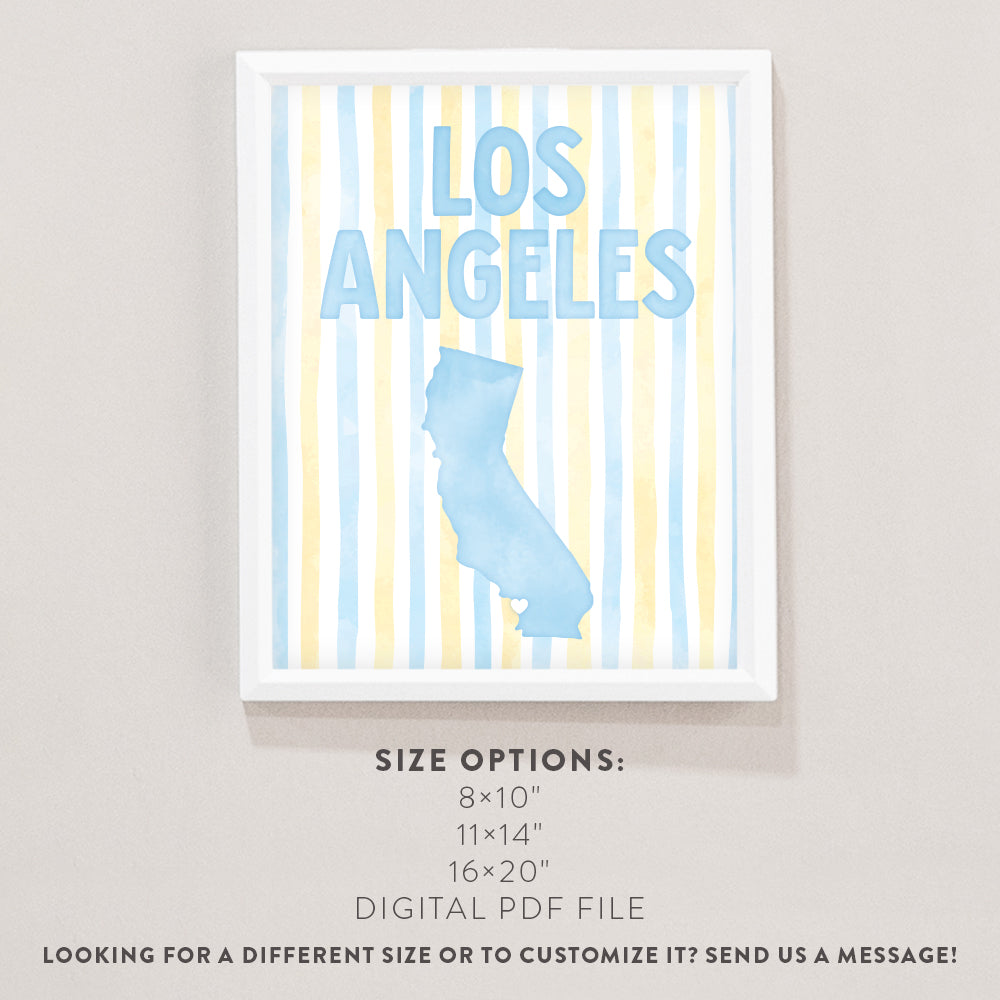 Los Angeles, California Poster