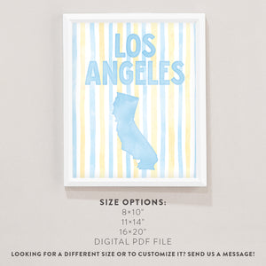 Los Angeles, California Poster