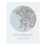 Load image into Gallery viewer, los angeles map poster
