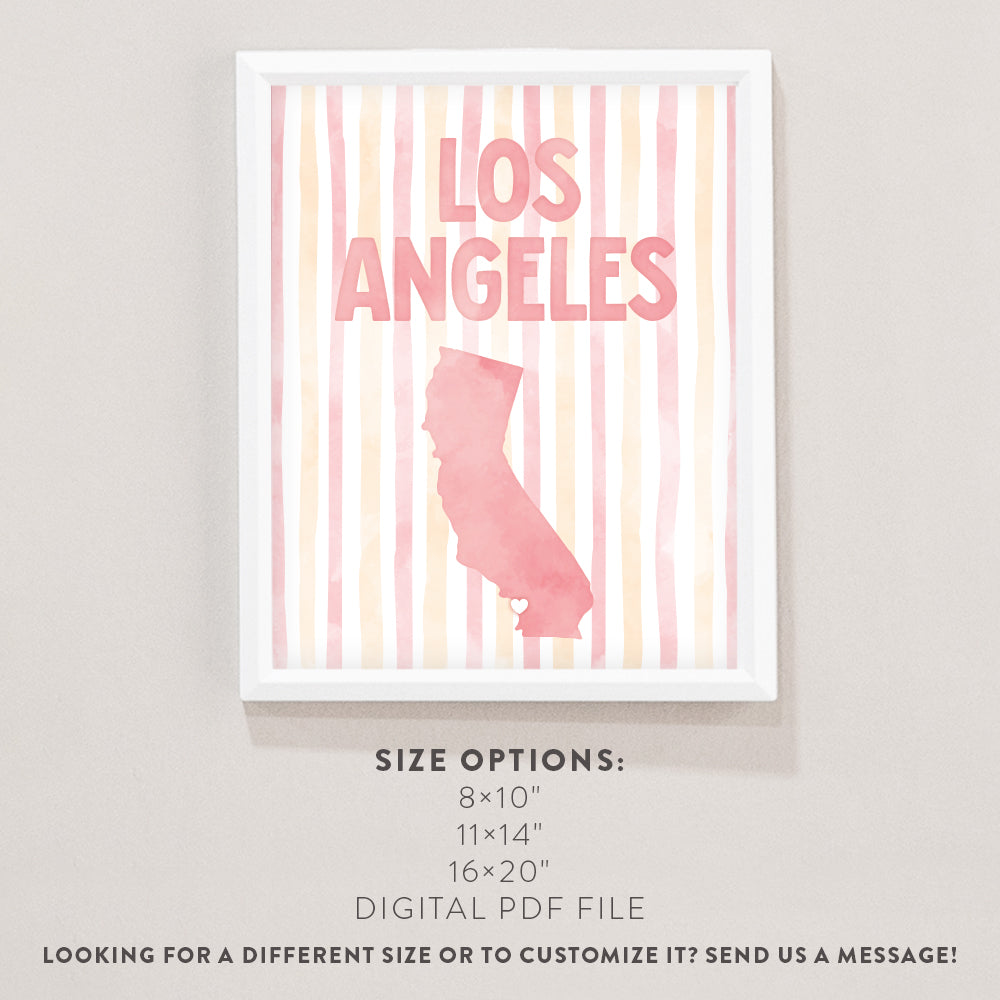 Los Angeles, California Poster