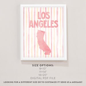 Los Angeles, California Poster