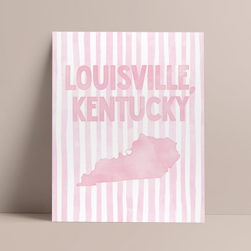 pink louisville poster