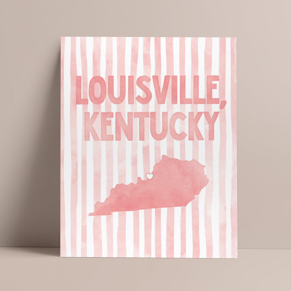 Louisville Kentucky Poster · Louisville Kentucky Wall Art