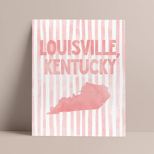Louisville Kentucky Poster · Louisville Kentucky Wall Art