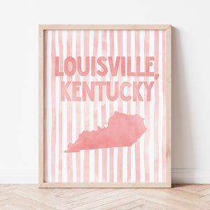 Louisville Kentucky Poster · Louisville Kentucky Wall Art