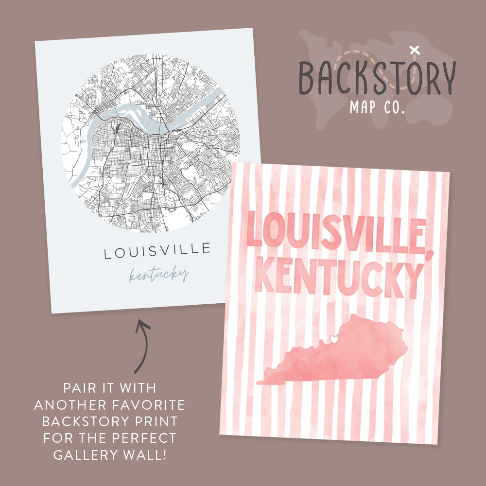 Louisville Kentucky Poster · Louisville Kentucky Wall Art