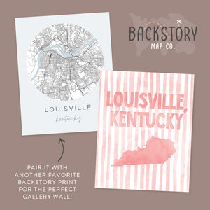 Louisville Kentucky Poster · Louisville Kentucky Wall Art