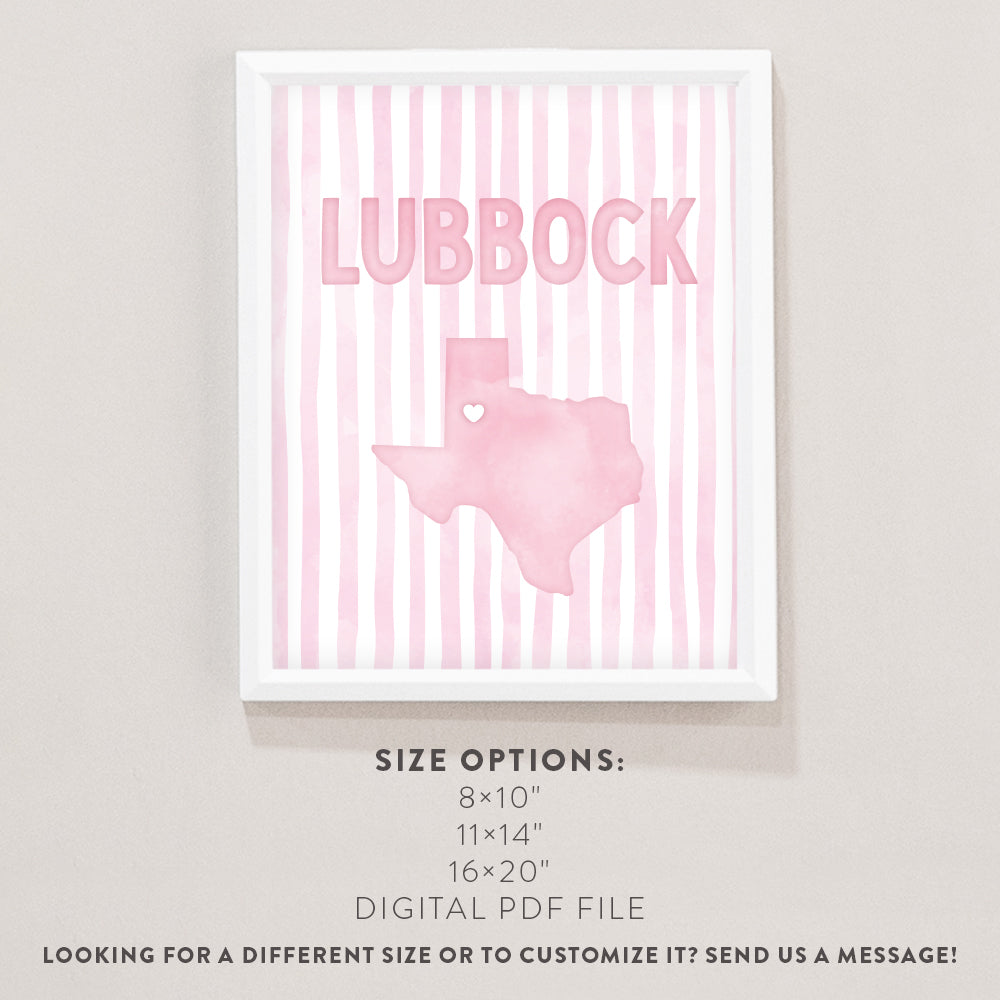 Lubbock Texas Poster