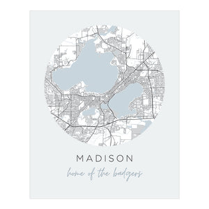 madison wisconsin map