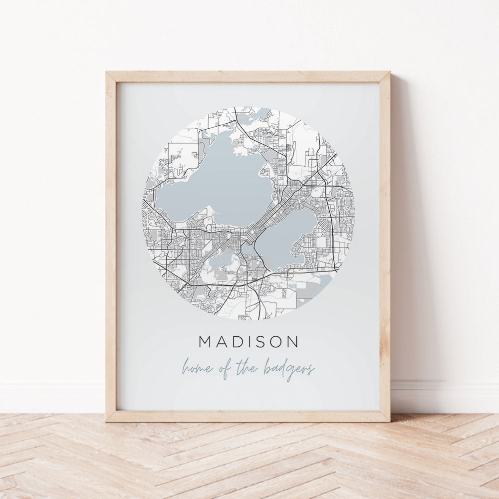 madison wisconsin map