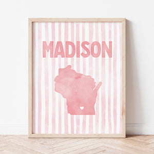 Madison, Wisconsin Poster