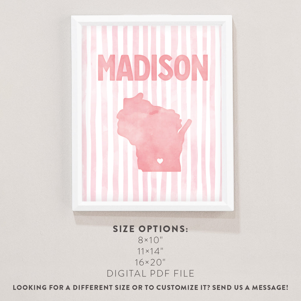 Madison, Wisconsin Poster
