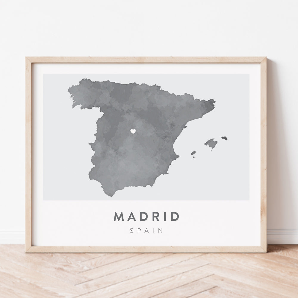 madrid spain map