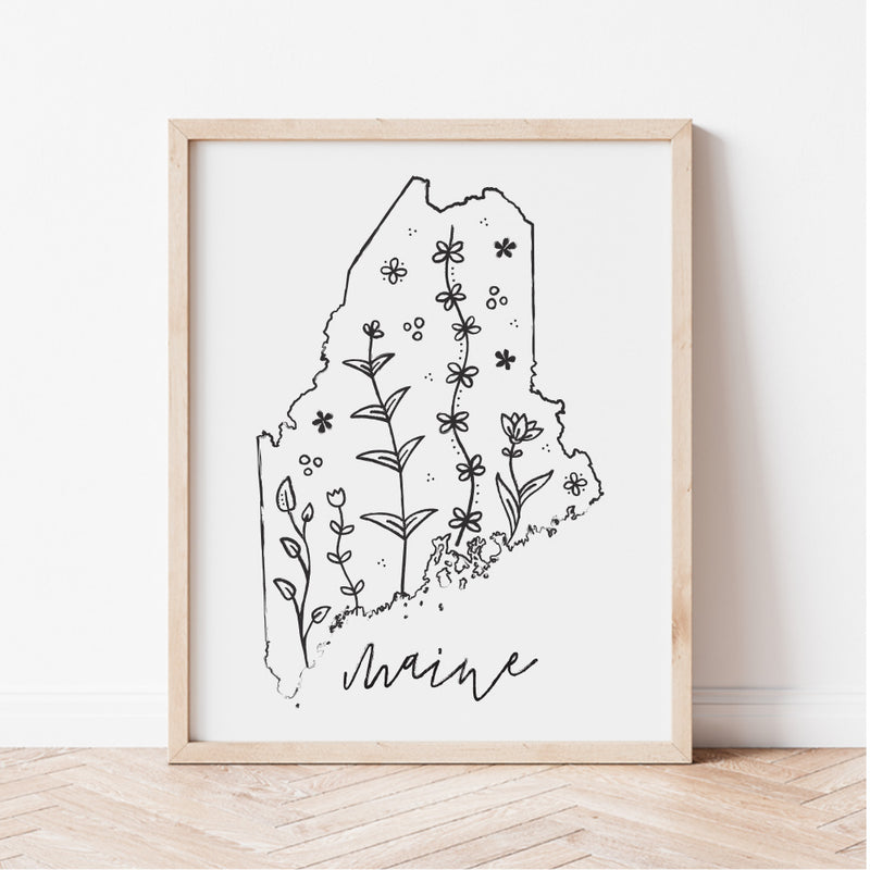 maine outline