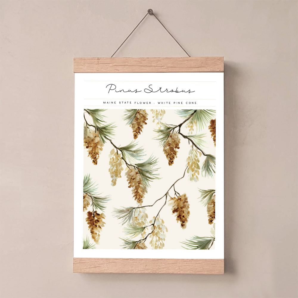 maine floral wall art