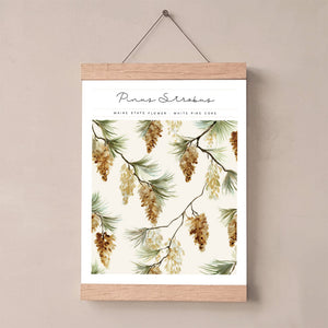 maine floral wall art