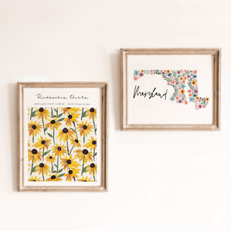 floral art print maryland