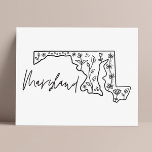 maryland wall art