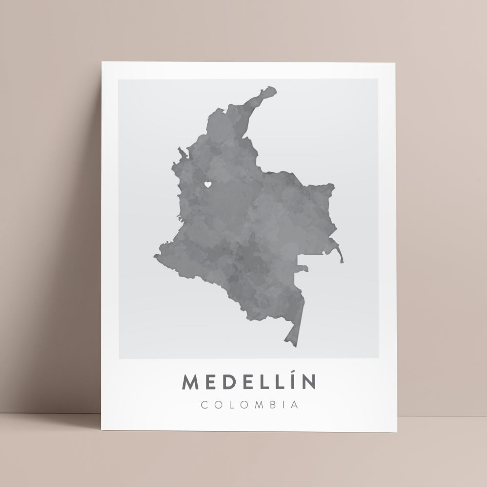 map of medellin colombia